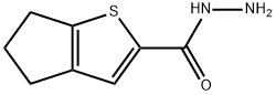 4H,5H,6H-环戊二烯[B]噻吩-2-碳酰肼 结构式