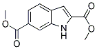 1H-INDOLE-2,6-DICARBOXYLIC ACID DIMETHYL ESTER 结构式