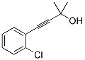 4-(2-CHLOROPHENYL)-2-METHYL-3-BUTYN-2-OL 结构式