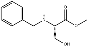L-N-苄基丝氨酸甲酯 结构式