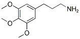 3-(3,4,5-TRIMETHOXY-PHENYL)-PROPYLAMINE 结构式
