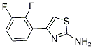 4-(2,3-DIFLUORO-PHENYL)-THIAZOL-2-YLAMINE 结构式