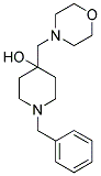 1-BENZYL-4-MORPHOLIN-4-YLMETHYL-PIPERIDIN-4-OL 结构式