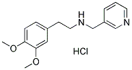 [2-(3,4-DIMETHOXY-PHENYL)-ETHYL]-PYRIDIN-3-YL-METHYL-AMINE HYDROCHLORIDE 结构式