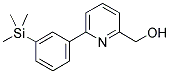 (6-[3-(TRIMETHYLSILYL)PHENYL]PYRIDIN-2-YL)METHANOL 结构式