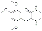 3-(2,4,5-TRIMETHOXY-BENZYL)-PIPERAZIN-2-ONE 结构式