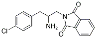 2-[2-AMINO-3-(4-CHLORO-PHENYL)-PROPYL]-ISOINDOLE-1,3-DIONE 结构式