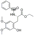 N-BENZOYL-2-HYDROXY-4,5-DIMETHOXYPHENYLALANINE ETHYL ESTER 结构式