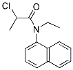 2-CHLORO-N-ETHYL-N-1-NAPHTHYLPROPANAMIDE 结构式