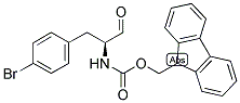2(S)-Fmoc-amino-3-(4-bromophenyl)propionaldehyde 结构式