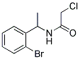 N-[1-(2-BROMOPHENYL)ETHYL]-2-CHLOROACETAMIDE 结构式