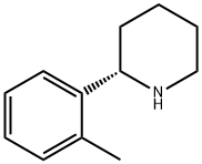(S)-2-邻甲苯基哌啶 结构式