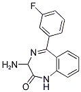 3-AMINO-5-(3-FLUORO-PHENYL)-1,3-DIHYDRO-BENZO[E][1,4]DIAZEPIN-2-ONE 结构式