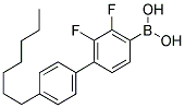 2,3-DIFLUORO-4'-HEPTYLBIPHENYL-4-BORONIC ACID 结构式