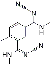 METHYLBENZENE-2,4-BIS(N'-CYANO-N-METHYLFORMAMIDINE) 结构式