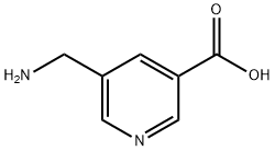 5-AMINOMETHYL-NICOTINIC ACID 结构式