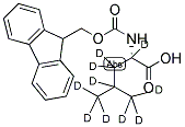 L-LEUCINE-D10-N-FMOC 结构式