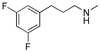 [3-(3,5-DIFLUORO-PHENYL)-PROPYL]-METHYL-AMINE 结构式