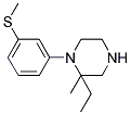 2-ETHYL-2-METHYL-1-[3-(METHYLTHIO)PHENYL]PIPERAZINE 结构式