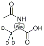 N-ACETYL-L-ALANINE-3,3,3-D3 结构式