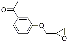 1-[3-(OXIRAN-2-YLMETHOXY)PHENYL]ETHANONE 结构式