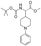 TERT-BUTYL (METHOXYCARBONYL)(1-PHENYLPIPERIDIN-4-YL)METHYLCARBAMATE 结构式