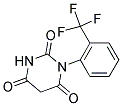 1-[2-(TRIFLUOROMETHYL)PHENYL]PYRIMIDINE-2,4,6(1H,3H,5H)-TRIONE 结构式