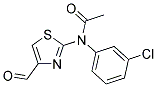 N-(3-CHLOROPHENYL)-N-(4-FORMYL-1,3-THIAZOL-2-YL)ACETAMIDE 结构式