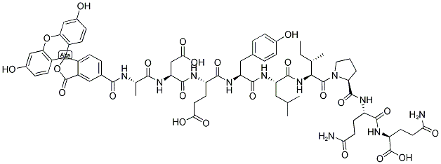 5-FAM-ADEYLIPQQ 结构式