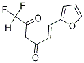 (5E)-1,1-Difluoro-6-(2-furyl)hex-5-ene-2,4-dione 结构式