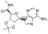 ISOPROPYLIDENE-ADENOSINE-5-N-METHYLCARBAMIDE 结构式