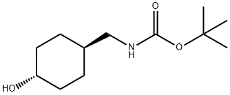 反式-4-[BOC(甲基)氨基]环己醇 结构式