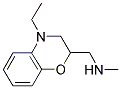 N-[(4-ETHYL-3,4-DIHYDRO-2H-1,4-BENZOXAZIN-2-YL)METHYL]-N-METHYLAMINE 结构式