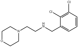 N-(2,3-DICHLOROBENZYL)-2-MORPHOLIN-4-YLETHANAMINE 结构式