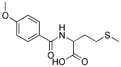 2-[(4-METHOXYBENZOYL)AMINO]-4-(METHYLTHIO)BUTANOIC ACID 结构式