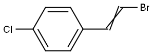 2 -溴- 1 -(4氯苯基)乙烯 结构式