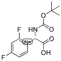 (S)-TERT-BUTOXYCARBONYLAMINO-(2,4-DIFLUORO-PHENYL)-ACETIC ACID 结构式