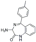 3-AMINO-5-P-TOLYL-1,3-DIHYDRO-BENZO[E][1,4]DIAZEPIN-2-ONE 结构式