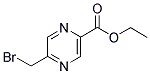 5-BROMOMETHYL-PYRAZINE-2-CARBOXYLIC ACID ETHYL ESTER 结构式