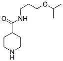 PIPERIDINE-4-CARBOXYLIC ACID (3-ISOPROPOXY-PROPYL)-AMIDE 结构式