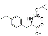 (R)-2-TERT-BUTOXYCARBONYLAMINO-3-(4-ISOPROPYL-PHENYL)-PROPIONIC ACID 结构式
