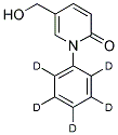 5-(羟甲基)-1-(五氘苯基)-2(1H)-吡啶酮 结构式