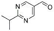 2-ISOPROPYL-PYRIMIDINE-5-CARBALDEHYDE 结构式