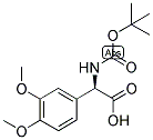 (R)-TERT-BUTOXYCARBONYLAMINO-(3,4-DIMETHOXY-PHENYL)-ACETIC ACID 结构式