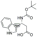 (R)-3-TERT-BUTOXYCARBONYLAMINO-3-(1H-INDOL-3-YL)-PROPIONIC ACID 结构式