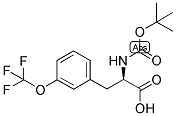 (R)-2-TERT-BUTOXYCARBONYLAMINO-3-(3-TRIFLUOROMETHOXY-PHENYL)-PROPIONIC ACID 结构式