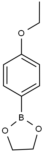 2-(4-ETHOXY-PHENYL)-[1,3,2]DIOXABOROLANE 结构式