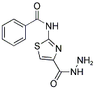 N-[4-(HYDRAZINOCARBONYL)-1,3-THIAZOL-2-YL]BENZAMIDE 结构式