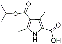 4-(ISOPROPOXYCARBONYL)-3,5-DIMETHYL-1H-PYRROLE-2-CARBOXYLIC ACID 结构式