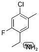 (R)-1-(4-CHLORO-2-FLUORO-5-METHYLPHENYL)ETHANAMINE 结构式